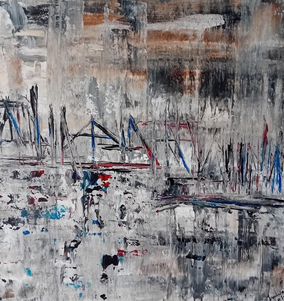 Image 1 of Peinture abstraite (The Harbour 2)