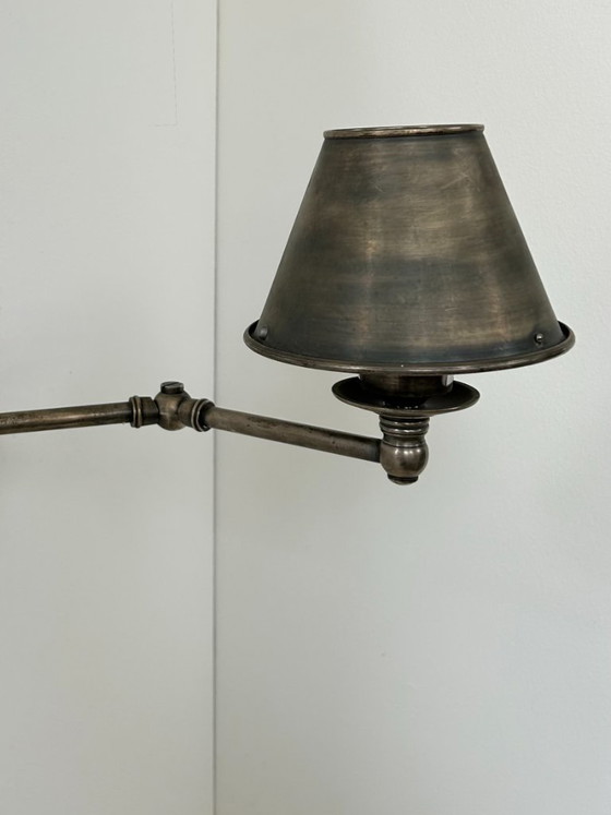 Image 1 of Pair of vintage adjustable steel wall lights, France, 1970