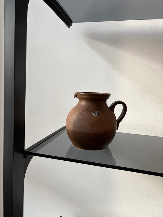 Vintage German ceramic vase with handle – Mid Century Modern (photo 3 of 4)