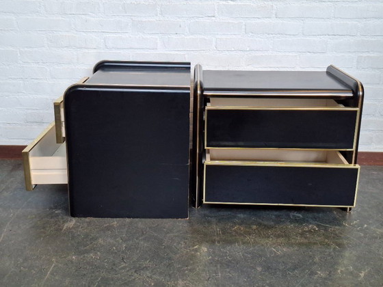 Image 1 of 2 comodini "stile hotel chic" anni '70