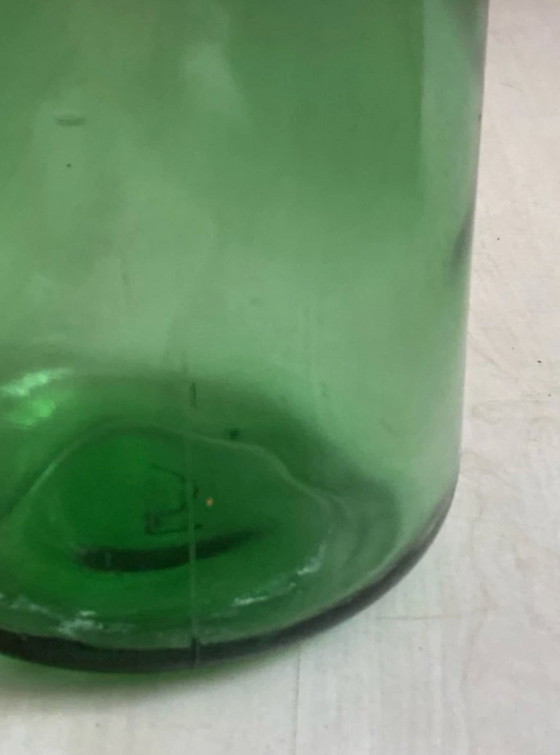 Image 1 of Vintage groene demijohn vaas van 5 liter