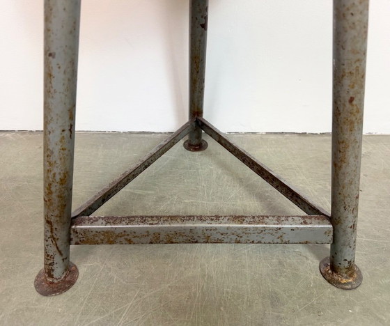 Image 1 of Grey Industrial Workshop Stool, 1960s