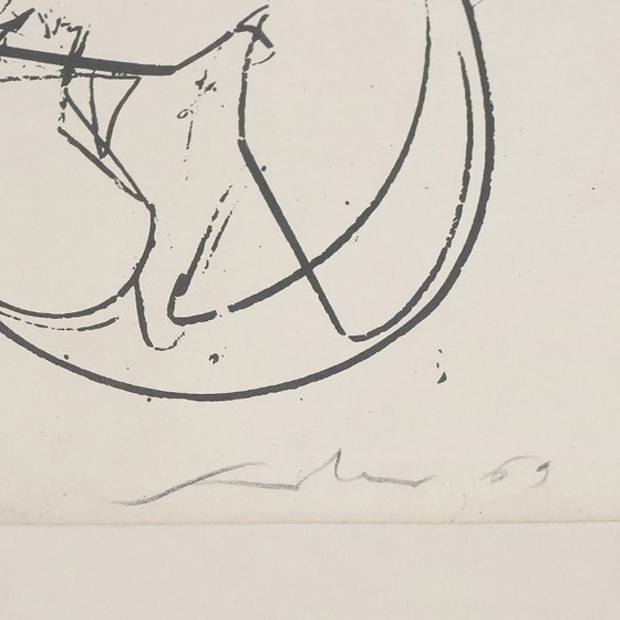 Image 1 of Emilio Scanavino, serigrafía, prueba de artista, 1969