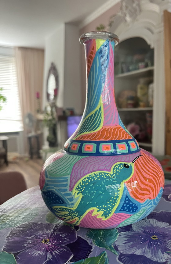 Image 1 of Handbewerkte vaas