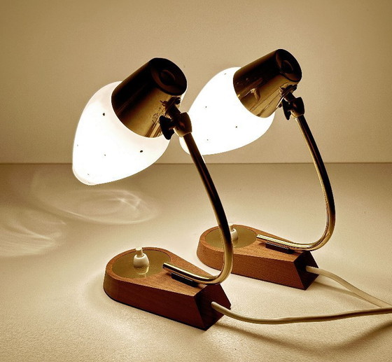 Image 1 of 2x lampes de table danoises