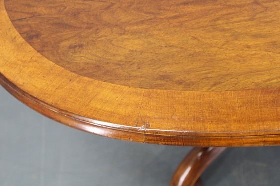 Image 1 of 1930s Bentwood Table with Walnut Top Finish, Czechoslovakia