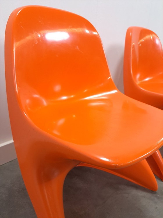 Image 1 of Seggiolone Casalino I in plastica arancione