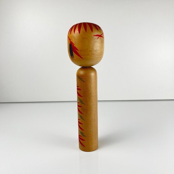 Image 1 of Vintage kokeshi giapponese Naruko firmata Shōzō, Giappone, 1950/70