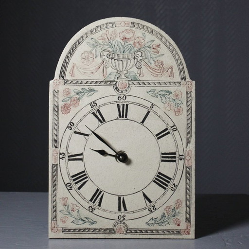 Roger Capron in Vallauris - Vintage wandklok met bloemversiering, Frankrijk, jaren 70 – wanddecoratie, Ceramic
