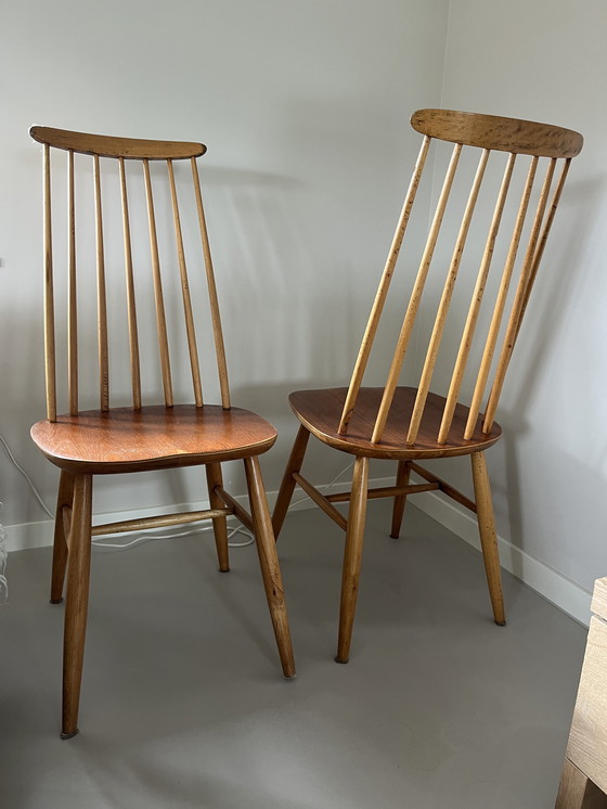 Image 1 of (Presumibilmente) Fanett stoelen Ilmari Tapiovaara Edv. Stolin