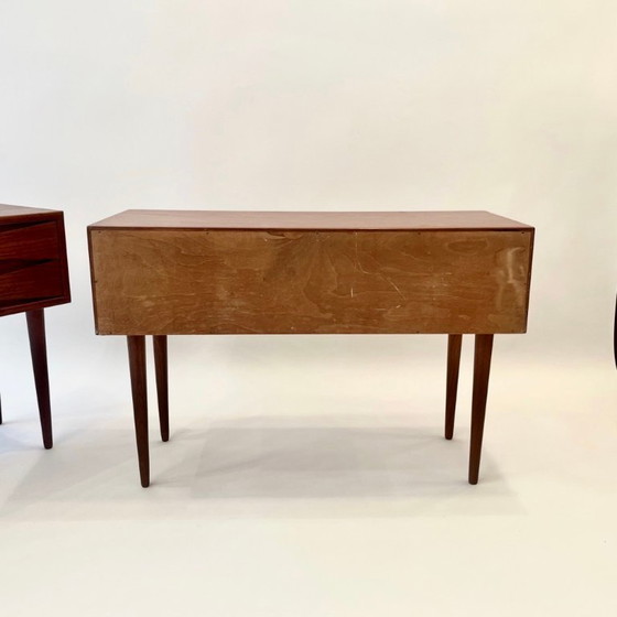 Image 1 of Pair of Large Bedside tables by Niels Clausen