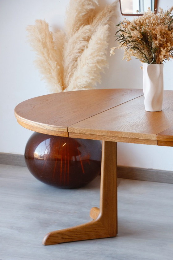 Image 1 of Extendable Vintage Oak Dining Table | Scandinavian Design