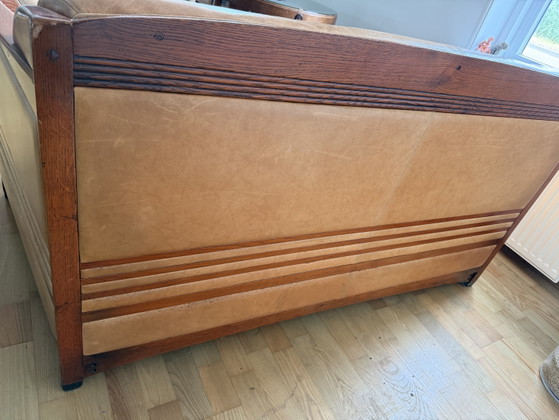 Schuitema Decoforma 2 Zitsbank – Banken, Leather, Wood (photo 4 of 5)