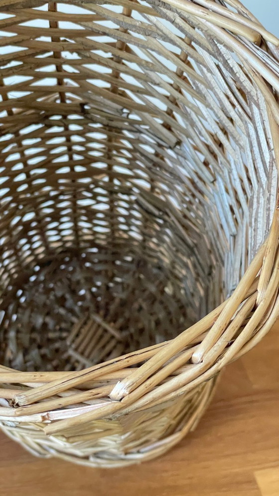 Image 1 of Vintage rotan paraplustandaard