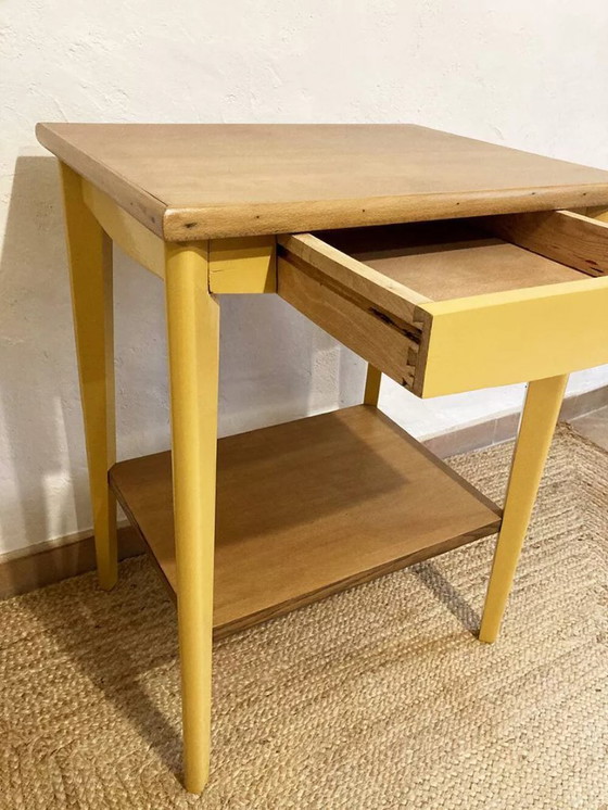 Image 1 of Bijzettafel met lade, 1950-1960