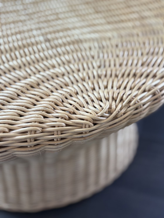 Image 1 of Wicker Mushroom Side Table