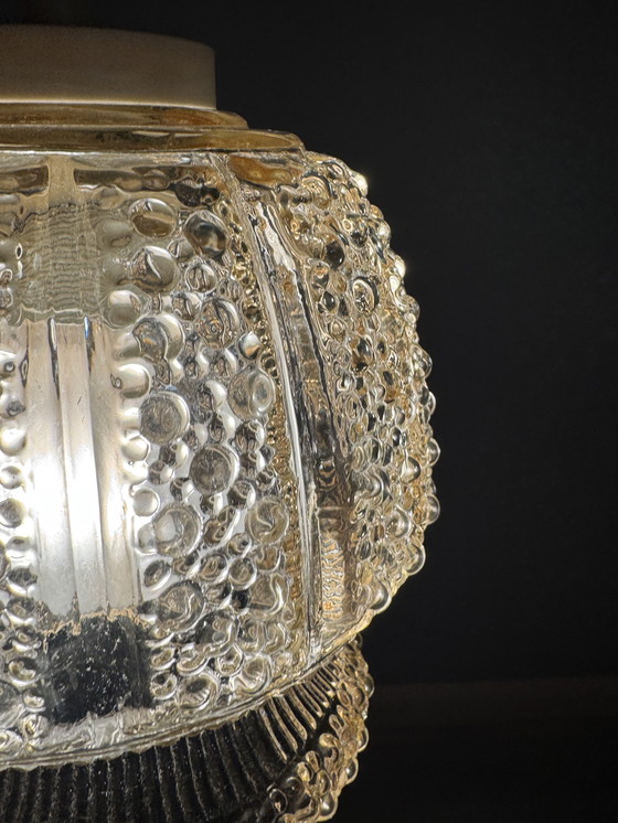 Image 1 of Atmospheric Vintage Ceiling Lamp With Bubble Glass