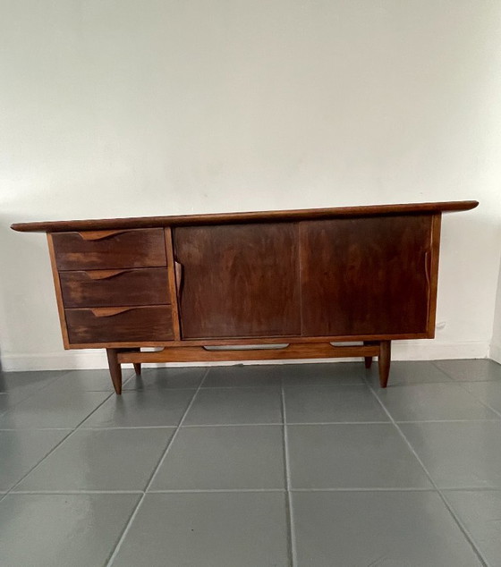 Image 1 of Rosewood sideboard from the 1960s, Nordic style.