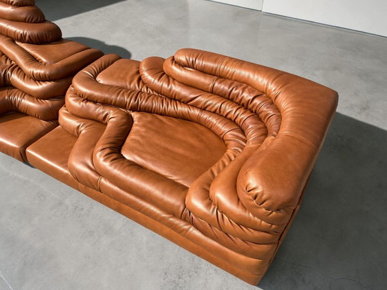 Image 1 of 2x De Sede DS1025 Terrazza Elemento izquierdo y derecho Cognac