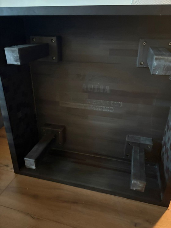 Image 1 of Donkerbruine salontafel van Henk Vos près de Linteloo