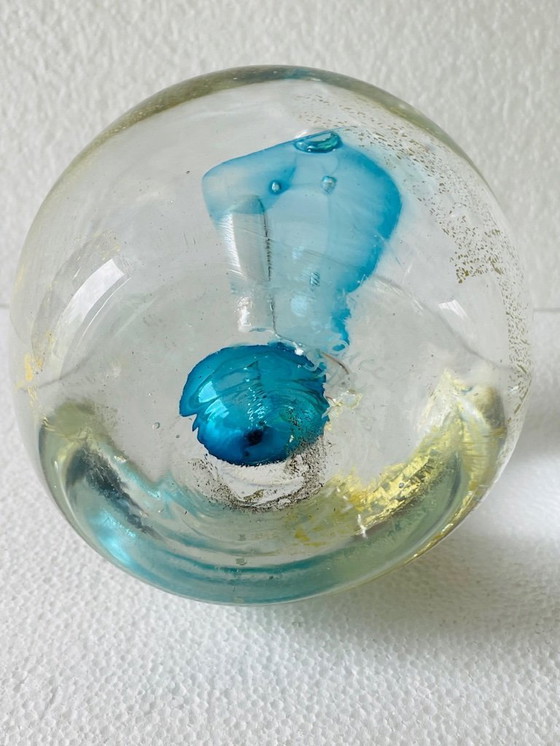 Image 1 of Presse-papier en cristal de Marcel Saba, années 1990