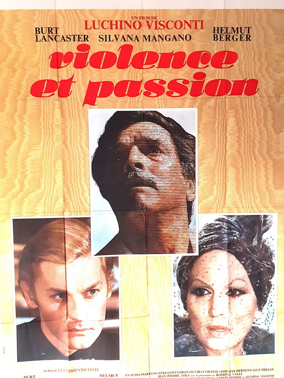 Image 1 of Manifesto originale del film Violenza e passione 1974
