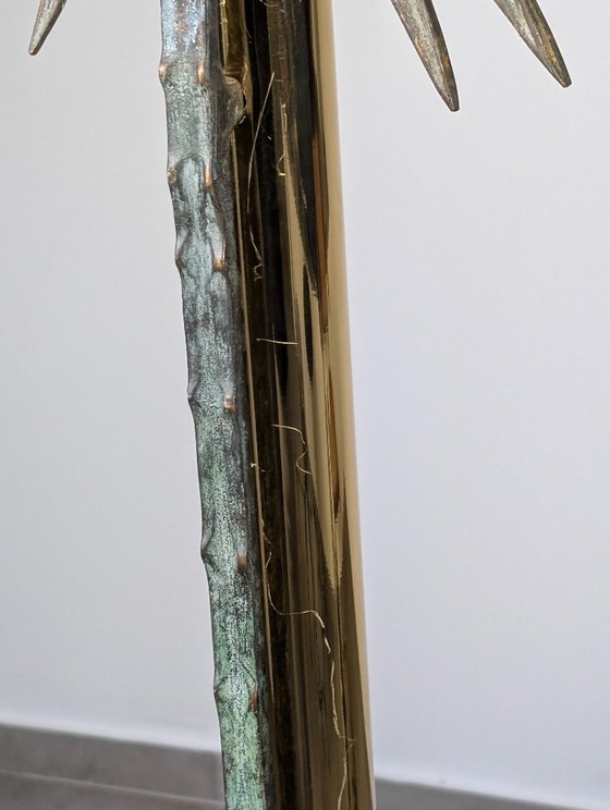Lampadaire Valenti Fan Palm en Bronze et Laiton, années 1970 – Brass (photo 13 of 16)