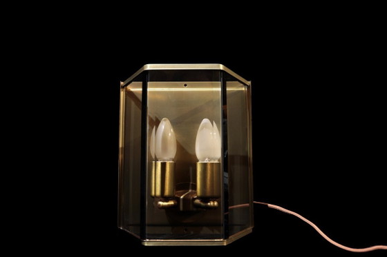 Image 1 of Holtkötter – wall lamp – brass – double light point