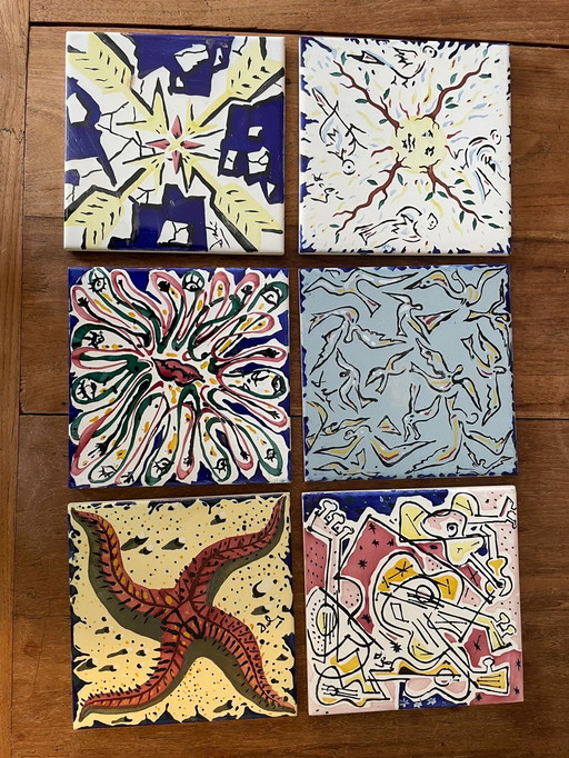 Salvador Dali "La Suite Catalane" Ceramic Tiles