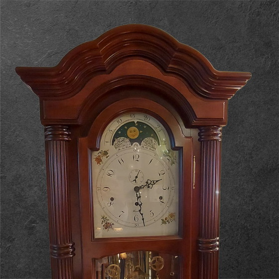 Image 1 of Warmink Mahagoni-Holz-Standuhr im klassischen Stil