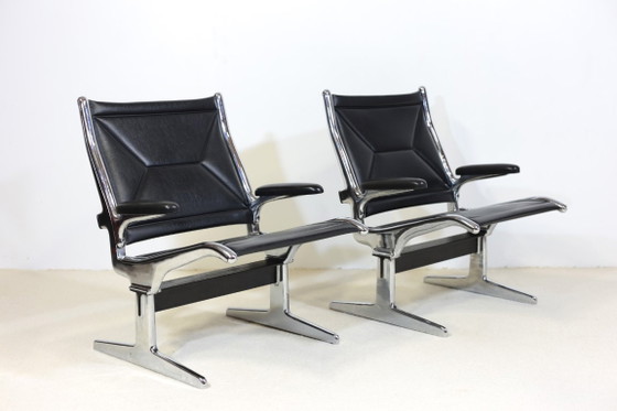 Charles and Ray Heames Airport Armchairs – Herman Miller, Chrome (photo 13 of 14)