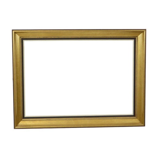 Sleek Gold Wooden Frame