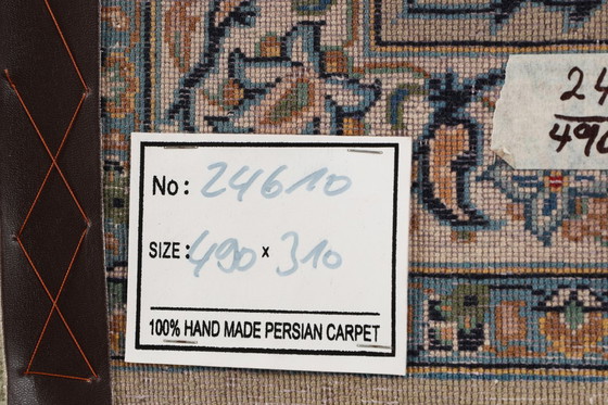 Image 1 of Persian carpet Kashan Signed 4.90 x 3.10 Oriental carpet fine No. 24610