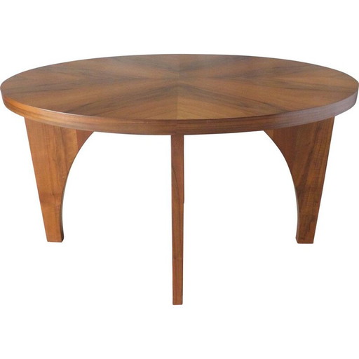 Mesa de comedor ovalada vintage de los años 50
