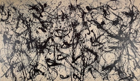 Image 1 of Jackson Pollock: "Number 32, 1950." Published by Achenbach Art Editions.