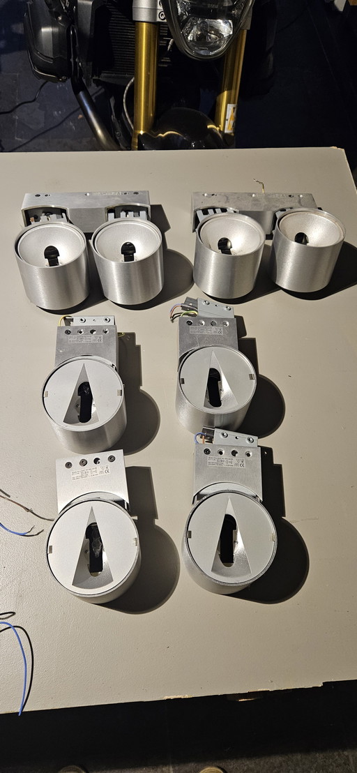 6x Delta Light Orbit Aluminium (4 Enkele En 2 Dubbele)