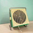 Ventilatore portatile sovietico in stile retrò vintage