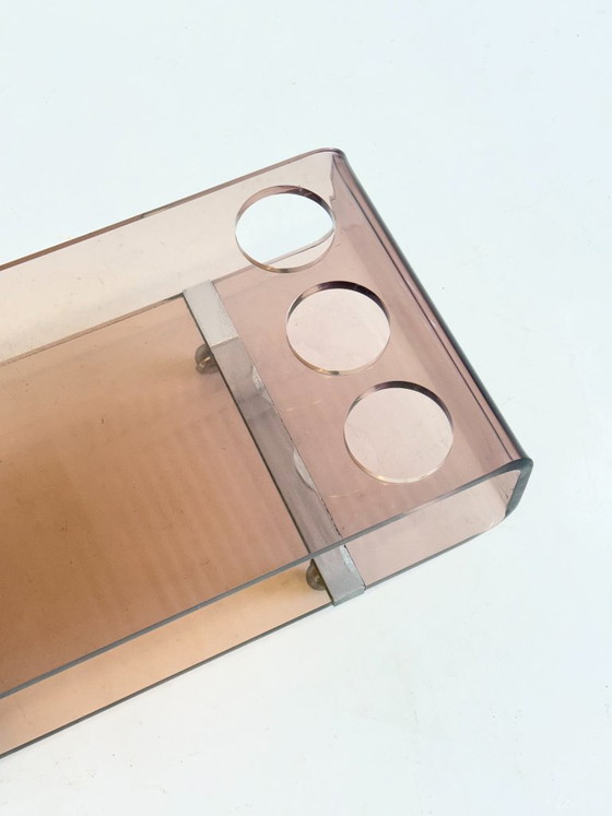 Image 1 of Barwagen aus Plexiglas von Michel Dumas für Roche Bobois