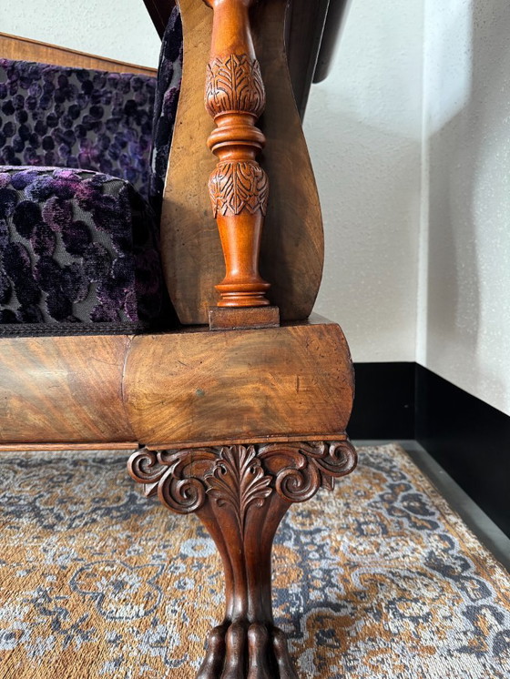 Image 1 of Antique mahogany sofa 19th century (1830-1880)