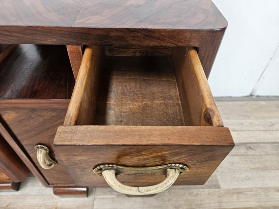 Image 1 of Art Decò bedside tables in briar root and Bakelite