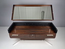 Vintage French Dressing Table with Mirror, 1970s