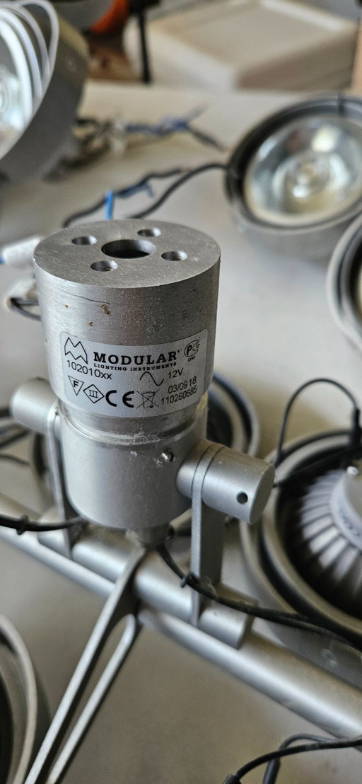 MODULAIRE : 6x 4 plafonniers (avec driver et lampe LED)