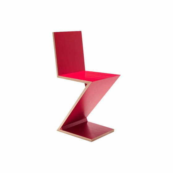 Image 1 of Chaise Zig Zag par Gerrit Rietveld pour Cassina