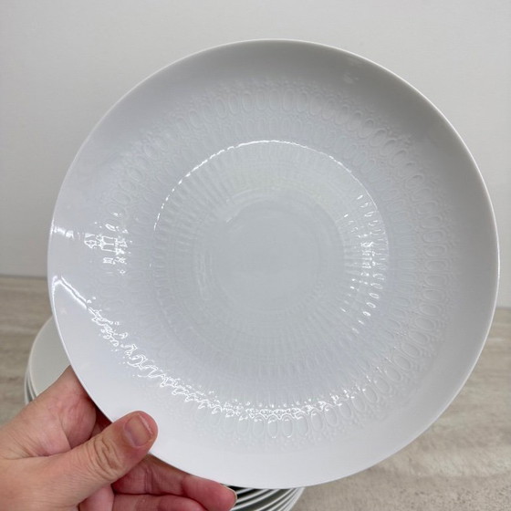 Image 1 of Set of 12 plates rosenthal model romance by björn wiinblad 