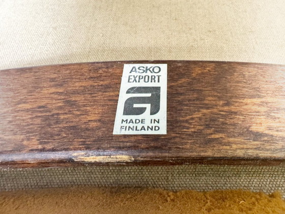 Image 1 of 2er Set Pulkka Sessel Asko Midcentury Ilmari Laippainen Canvas