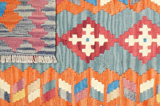 Hand-woven kilim gashgai 286 x 82 cm