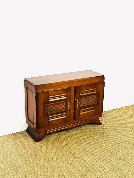 Image 1 of Credenza bassa in rovere Art Déco, Francia, 1940
