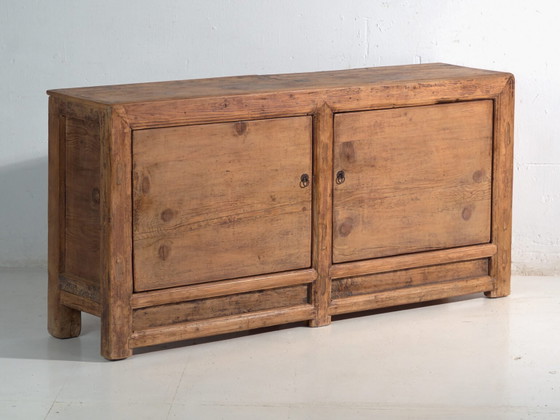 Antique sideboard in pine wood – China, circa 1930 – Iron (photo 8 of 40)