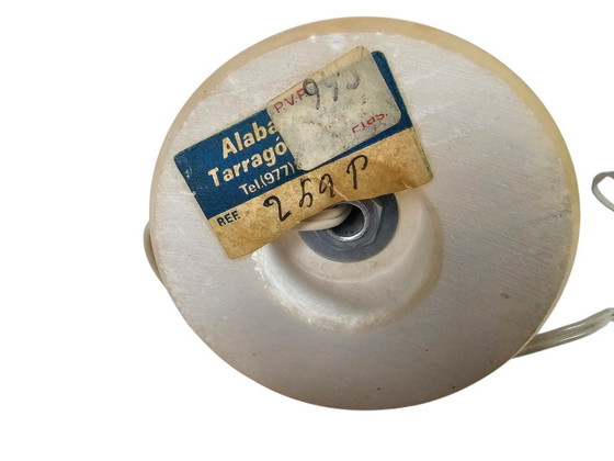 Image 1 of Tarago Esteve - Alabaster - Table lamp - Sgraffito - Spain - 3rd quarter of the 20th century