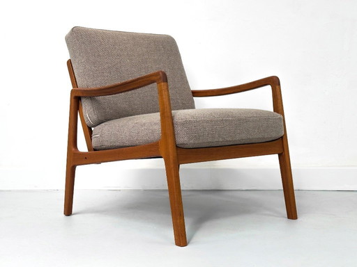 Danish Teak Lounge Chair Model FD-109 by Ole Wanscher for France & Son, 1965